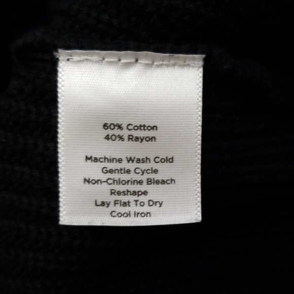 Talbots Petite Black Button Up Cardigan Small - Picture 4 of 5